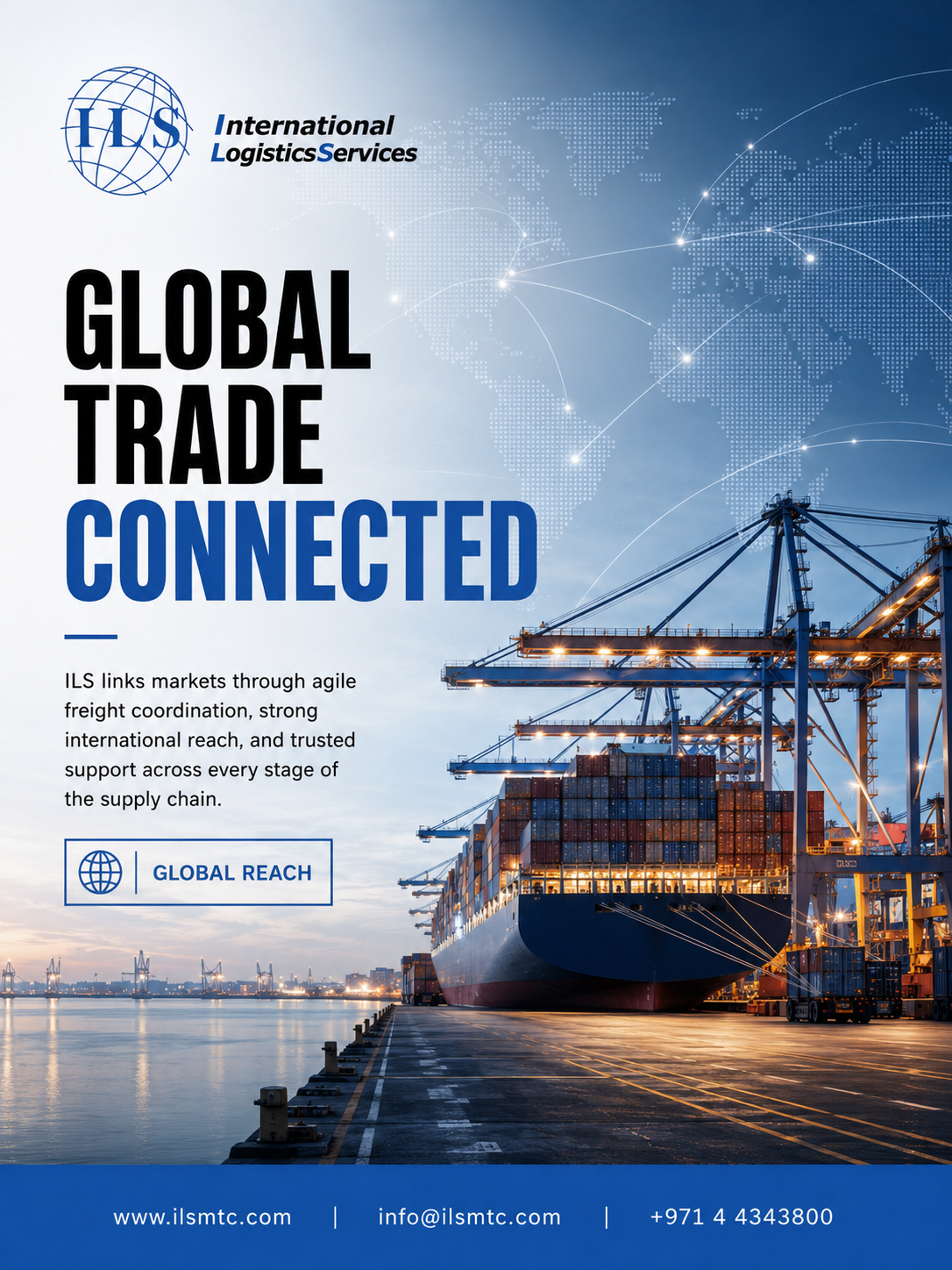ILS social media design — Global Trade Connected